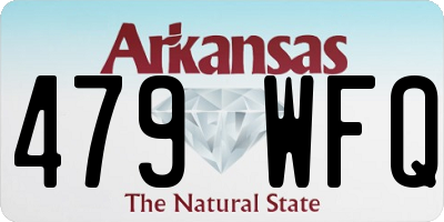 AR license plate 479WFQ