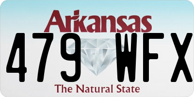 AR license plate 479WFX