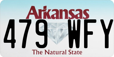 AR license plate 479WFY