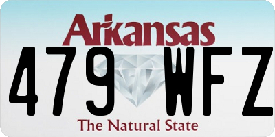 AR license plate 479WFZ