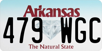 AR license plate 479WGC