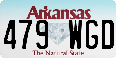 AR license plate 479WGD