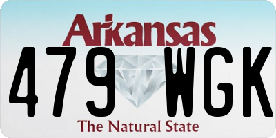 AR license plate 479WGK