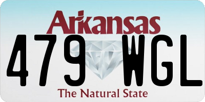 AR license plate 479WGL