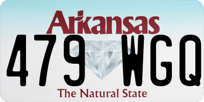 AR license plate 479WGQ