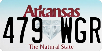 AR license plate 479WGR