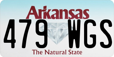AR license plate 479WGS