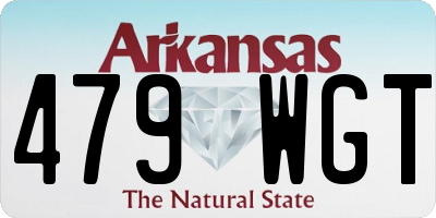 AR license plate 479WGT