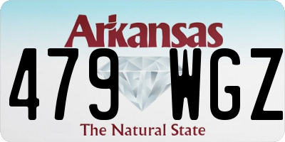 AR license plate 479WGZ