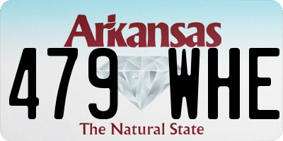 AR license plate 479WHE