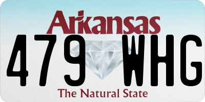 AR license plate 479WHG