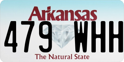 AR license plate 479WHH