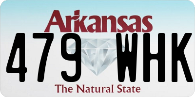 AR license plate 479WHK