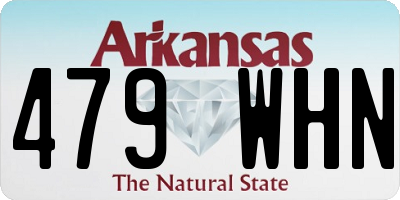 AR license plate 479WHN