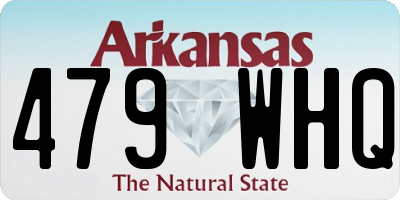 AR license plate 479WHQ