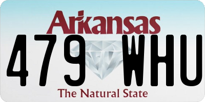 AR license plate 479WHU