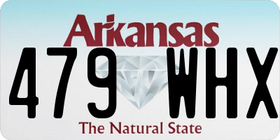 AR license plate 479WHX
