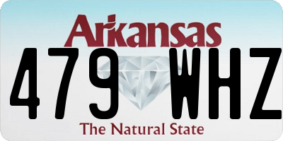 AR license plate 479WHZ