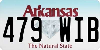 AR license plate 479WIB