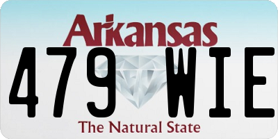 AR license plate 479WIE