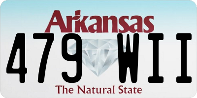 AR license plate 479WII