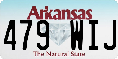 AR license plate 479WIJ