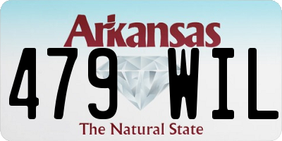 AR license plate 479WIL