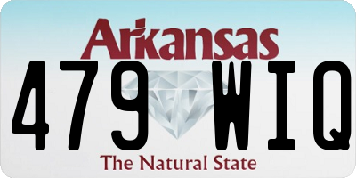 AR license plate 479WIQ