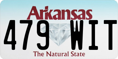 AR license plate 479WIT