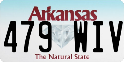 AR license plate 479WIV