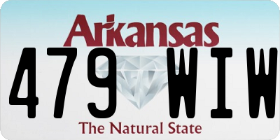 AR license plate 479WIW