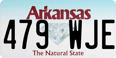 AR license plate 479WJE
