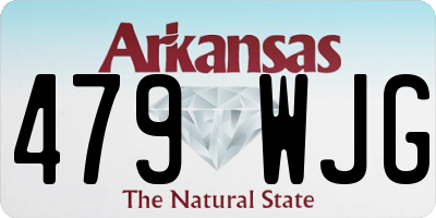 AR license plate 479WJG