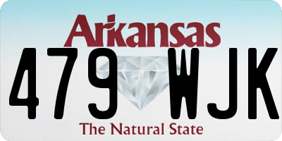 AR license plate 479WJK