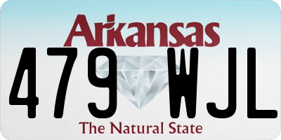 AR license plate 479WJL