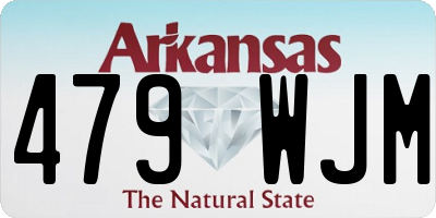 AR license plate 479WJM