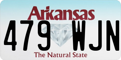 AR license plate 479WJN