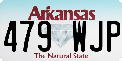 AR license plate 479WJP
