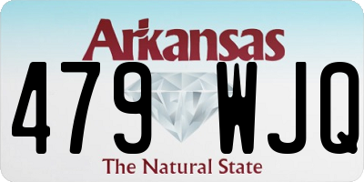 AR license plate 479WJQ