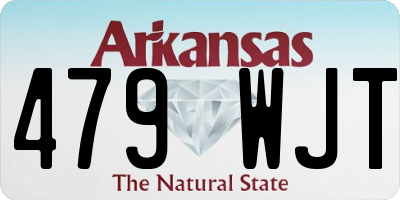 AR license plate 479WJT