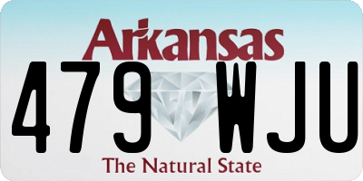AR license plate 479WJU