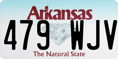 AR license plate 479WJV