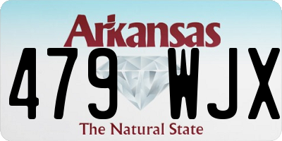 AR license plate 479WJX