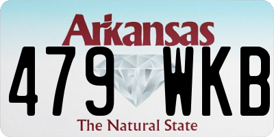 AR license plate 479WKB