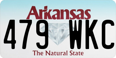 AR license plate 479WKC