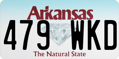 AR license plate 479WKD