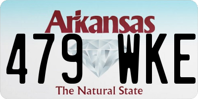 AR license plate 479WKE