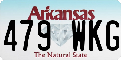 AR license plate 479WKG