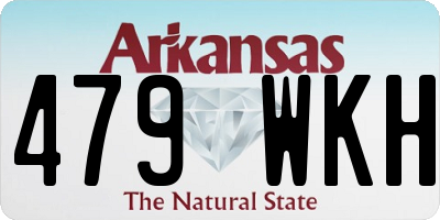 AR license plate 479WKH