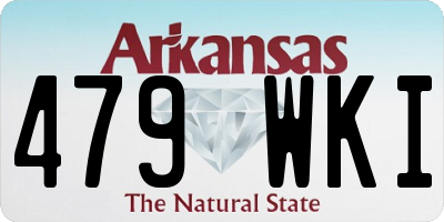 AR license plate 479WKI